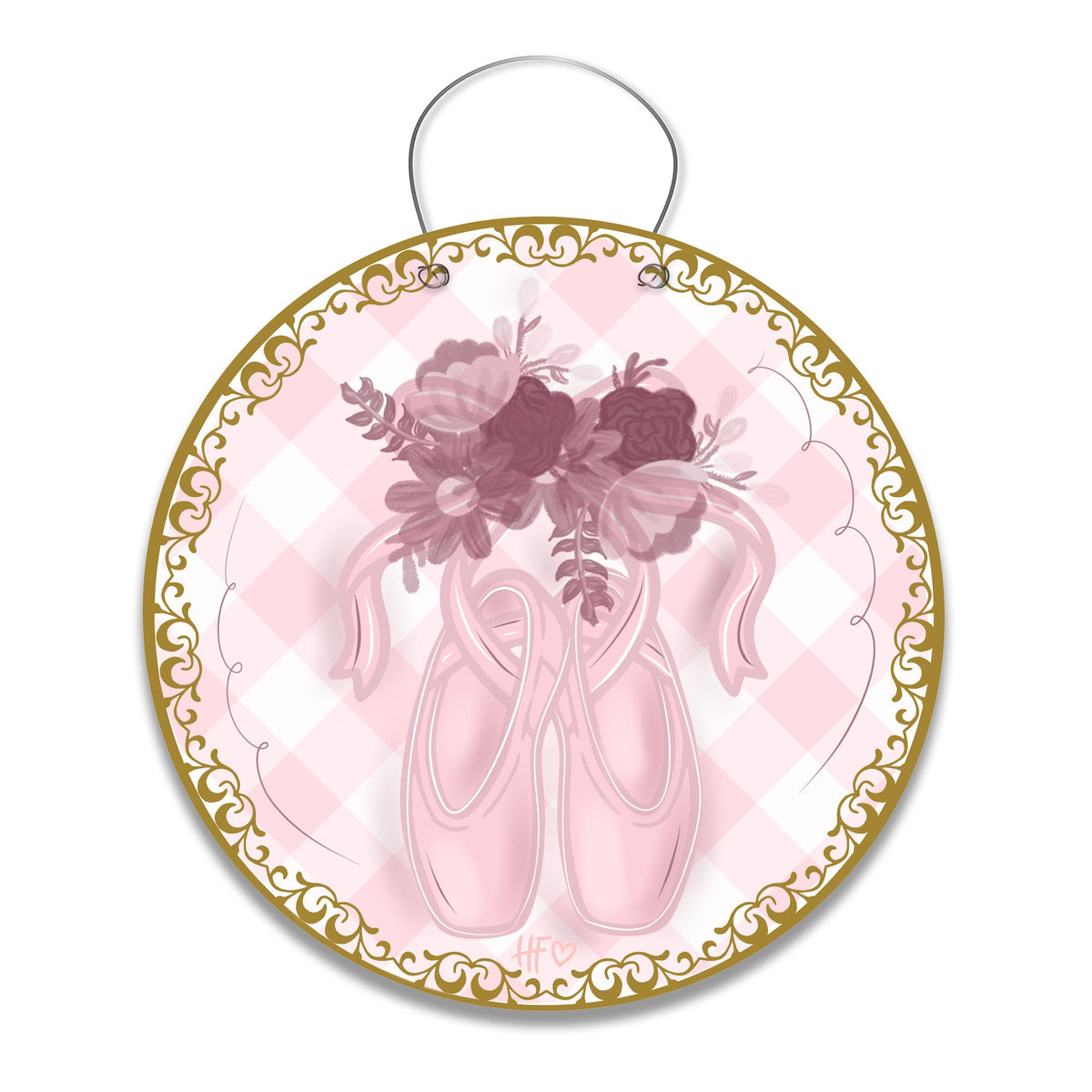 Ballet Shoes Door Hanger