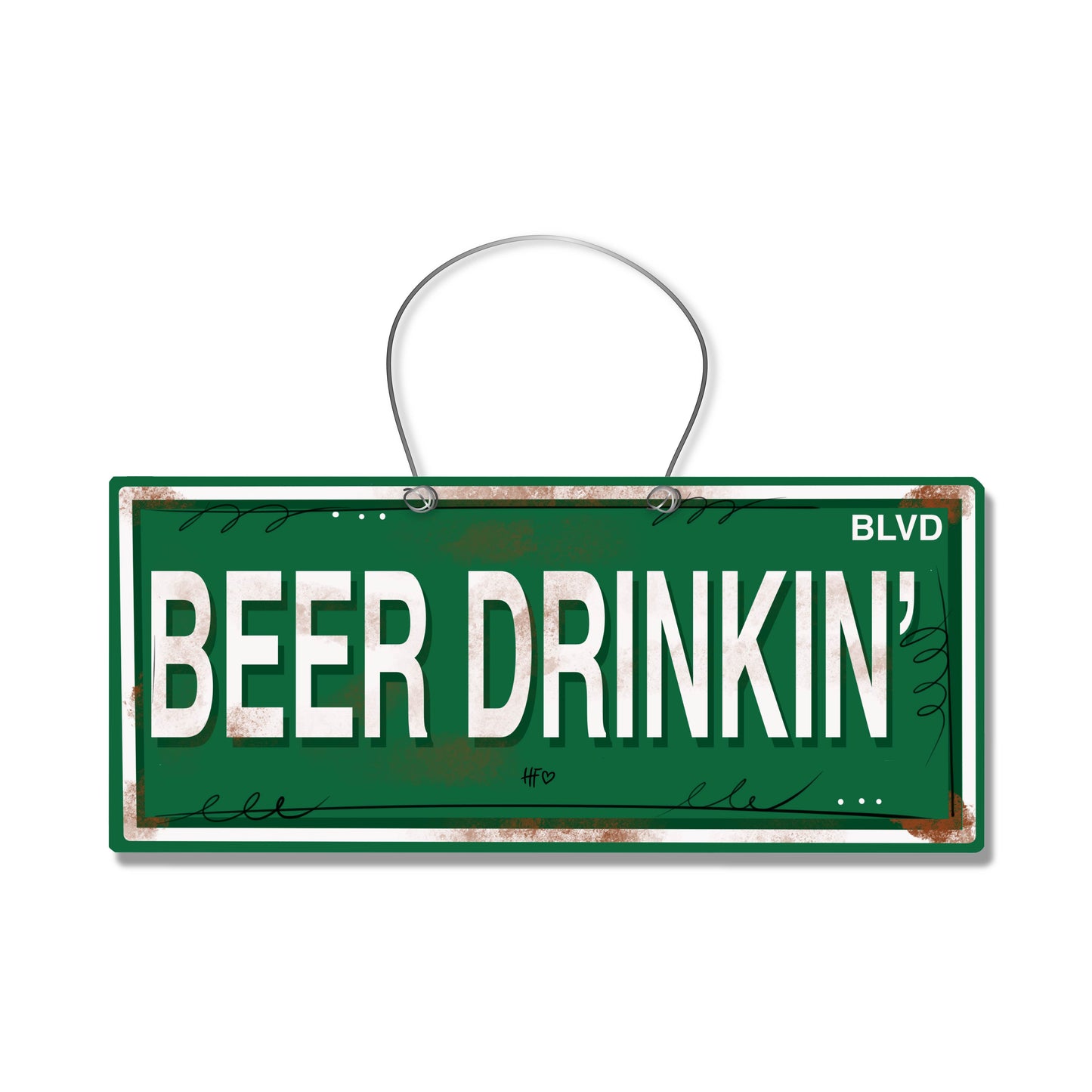 Beer Drinkin' Blvd. Door Hanger