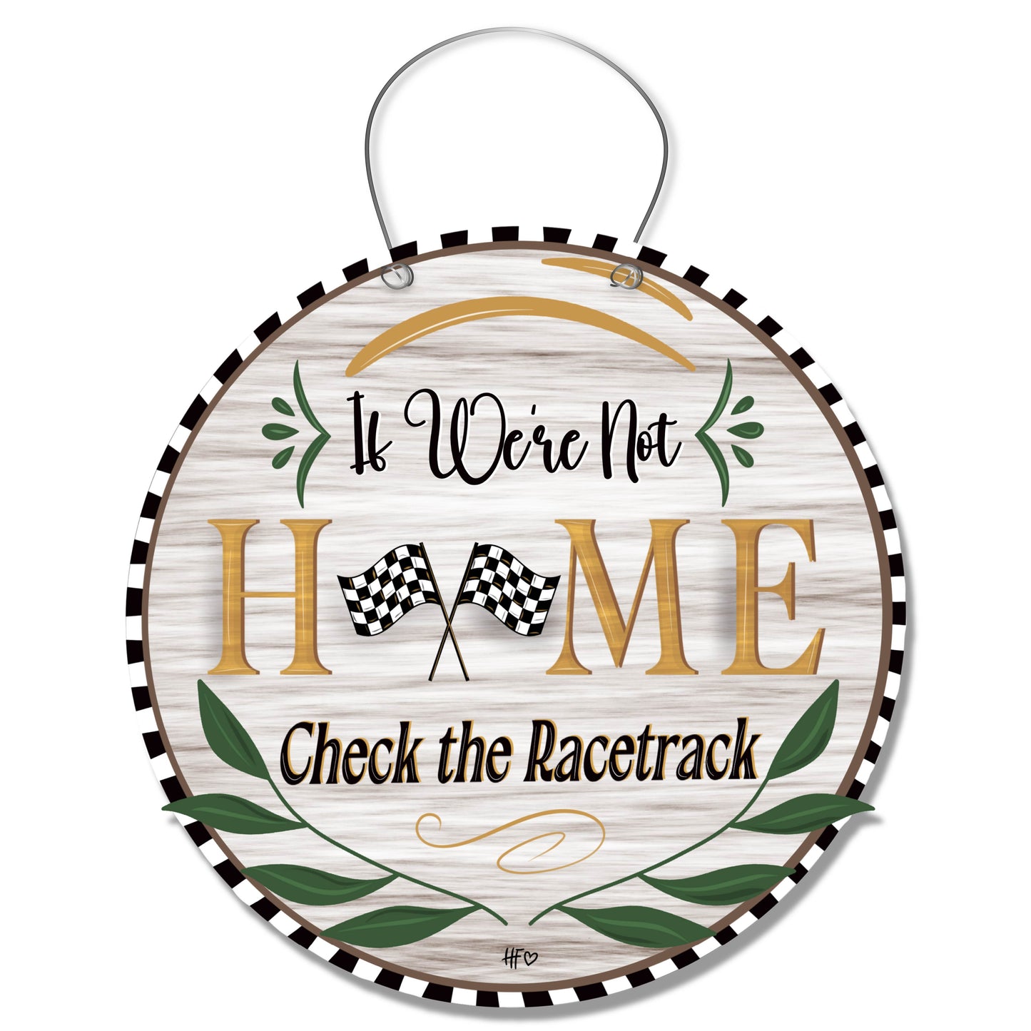 Check The Race Track Door Hanger