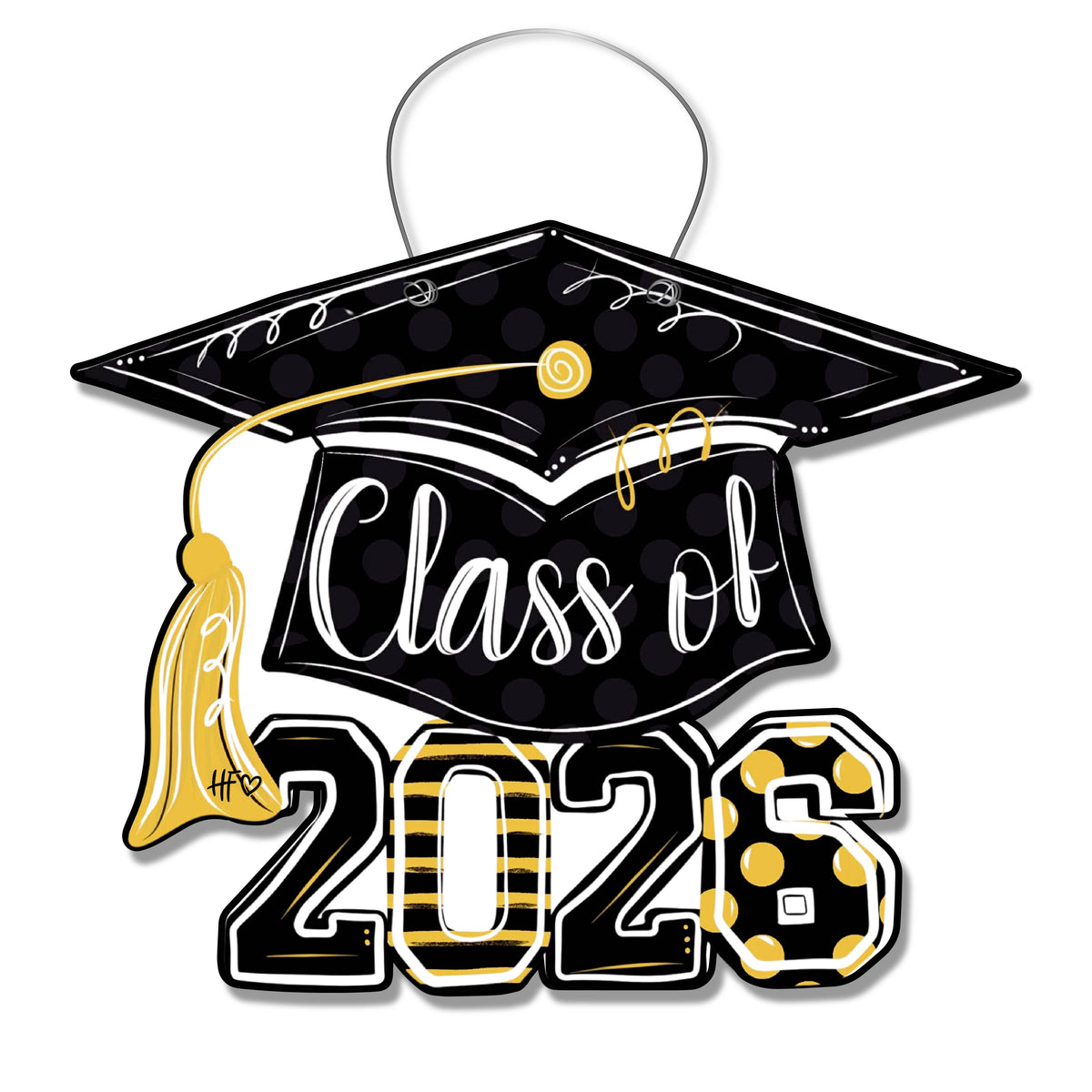 Class of 2026 (Yellow) Door Hanger