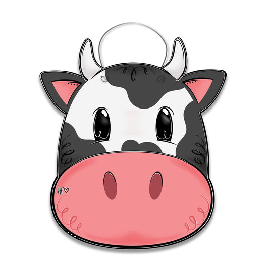 Cute Cow Head Door Hanger