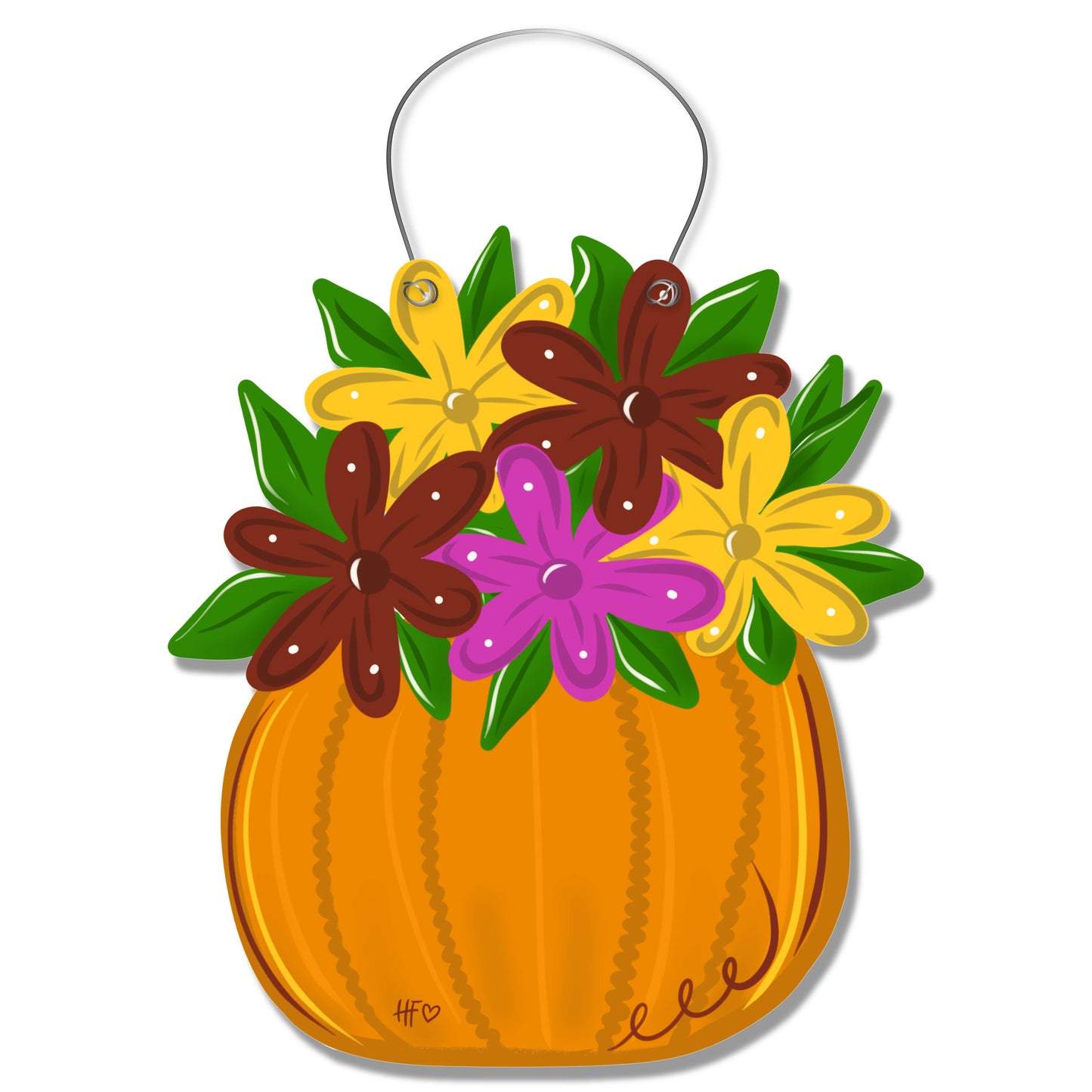 Fall Bouquet Door Hanger