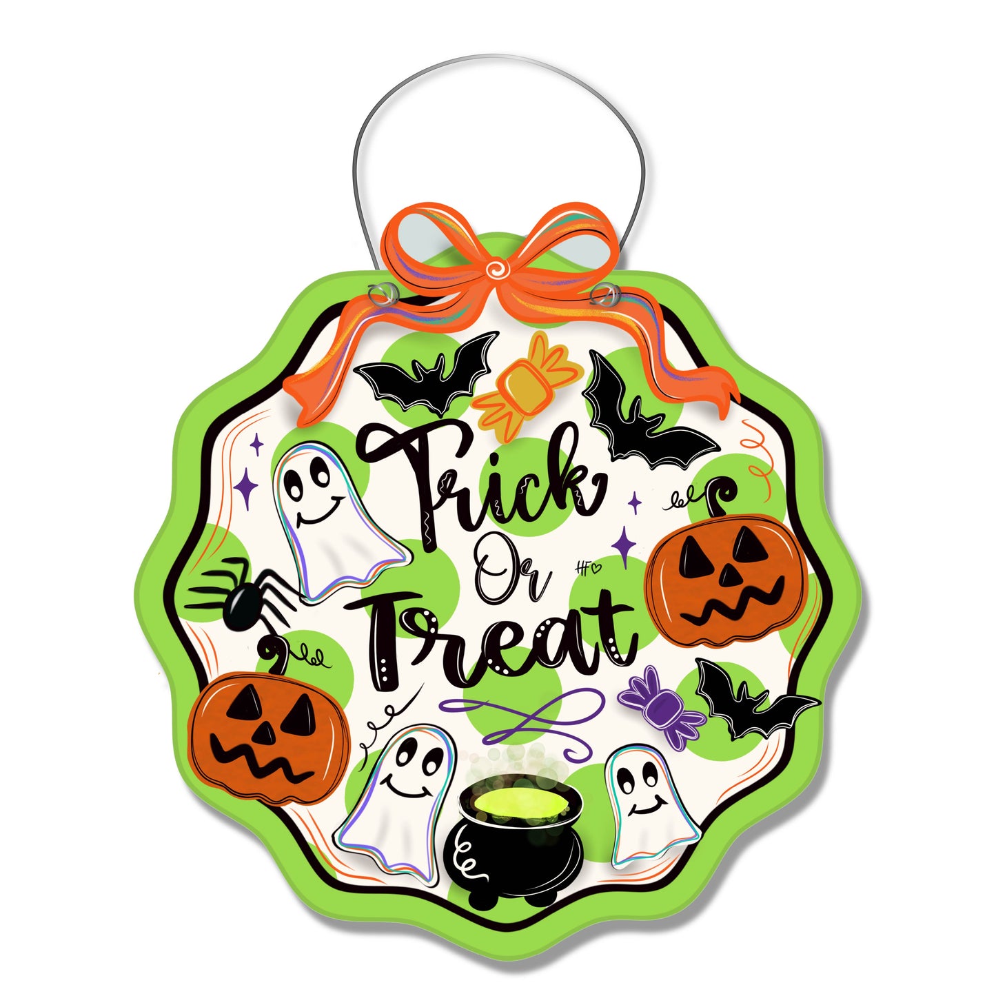 Halloween Friends Door Hanger