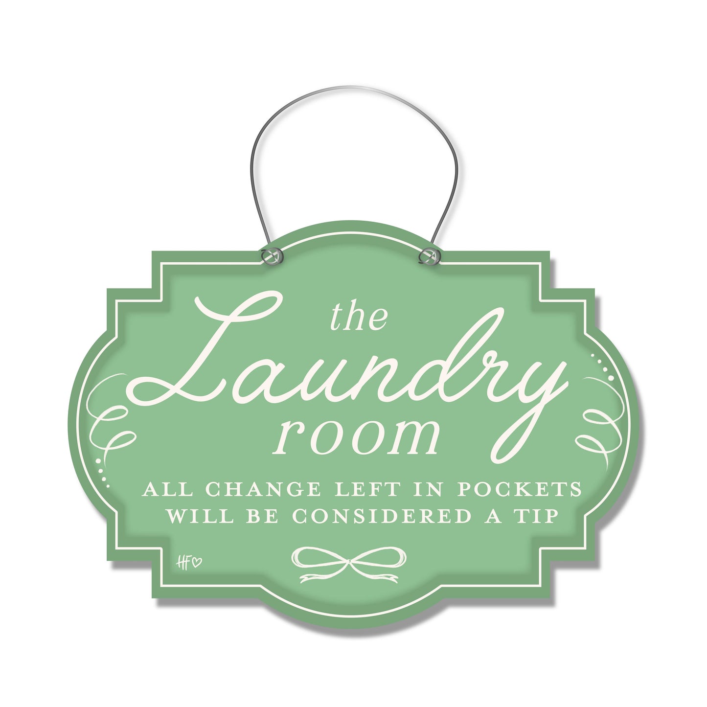 The Laundry Room (Sage Green) Laundry Room Hanger