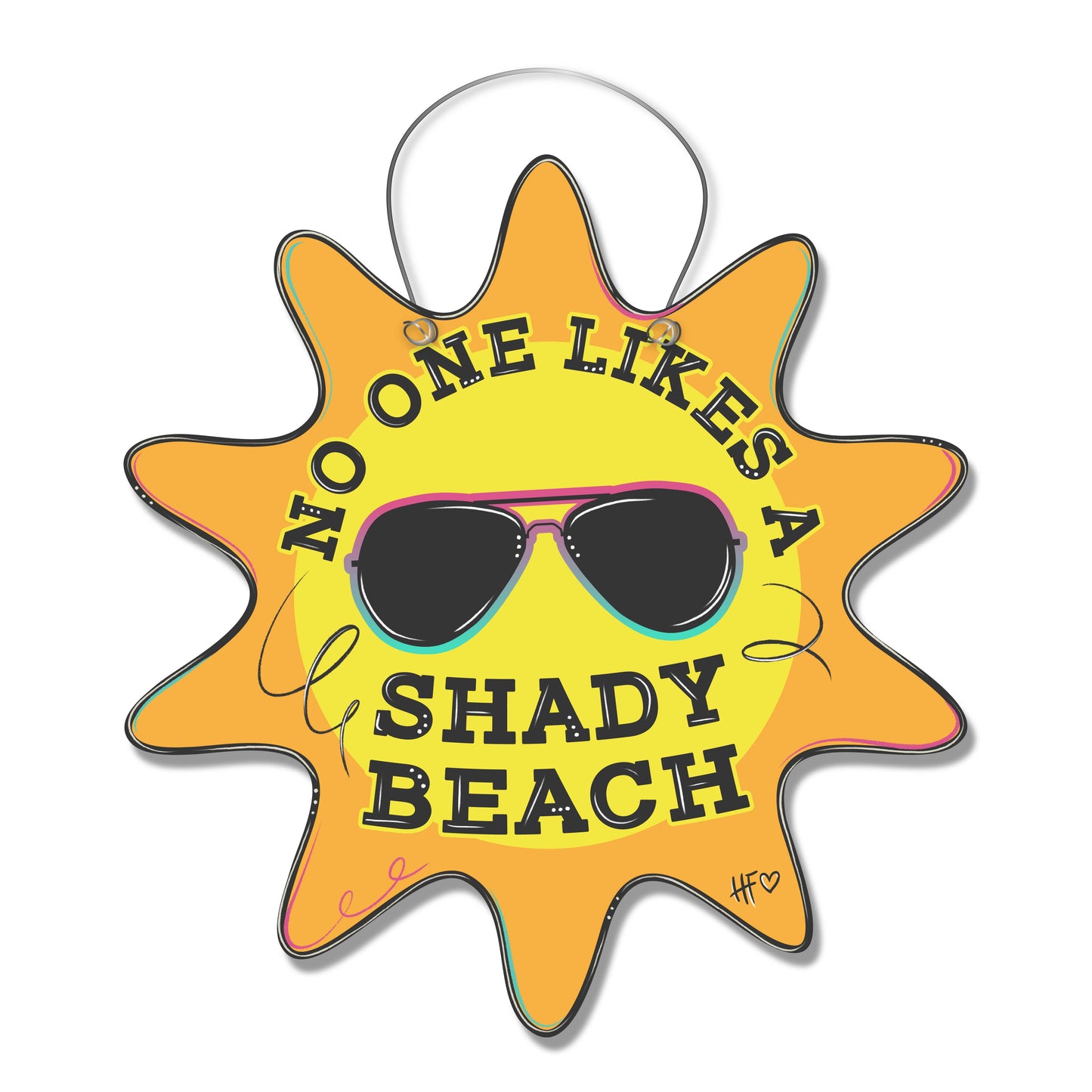 Shady Beach Door Hanger