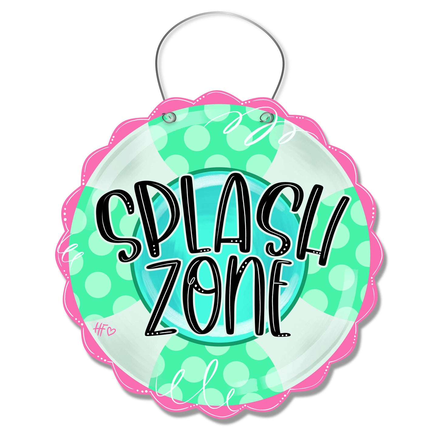 Splash Zone Door Hanger