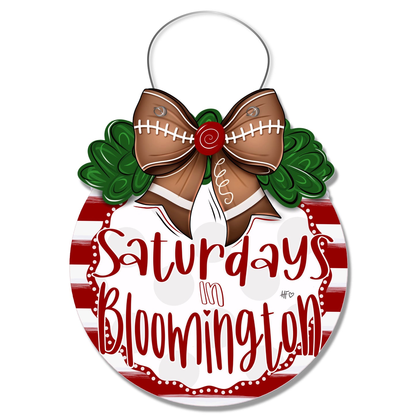 Saturdays in Bloomington Door Hanger