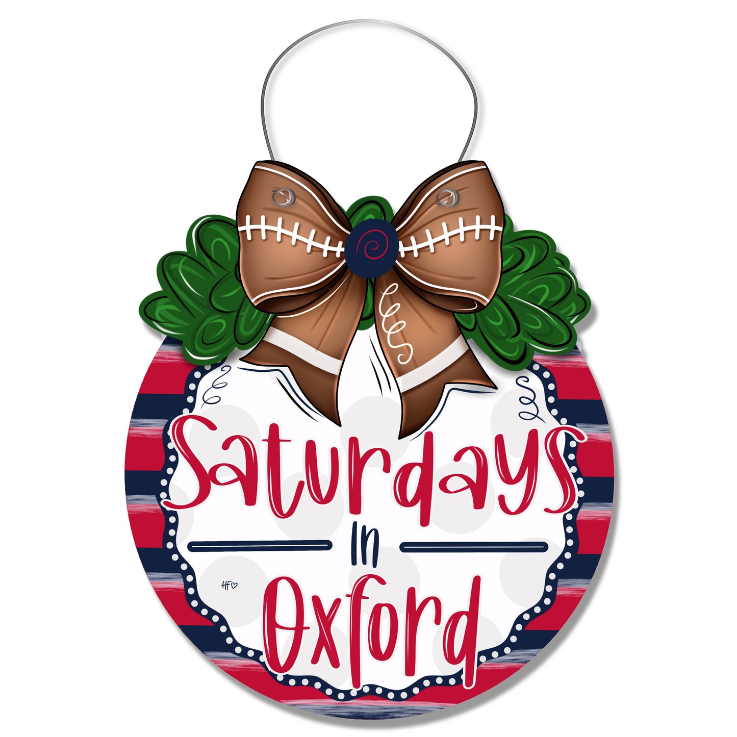 Saturdays in Oxford Door Hanger