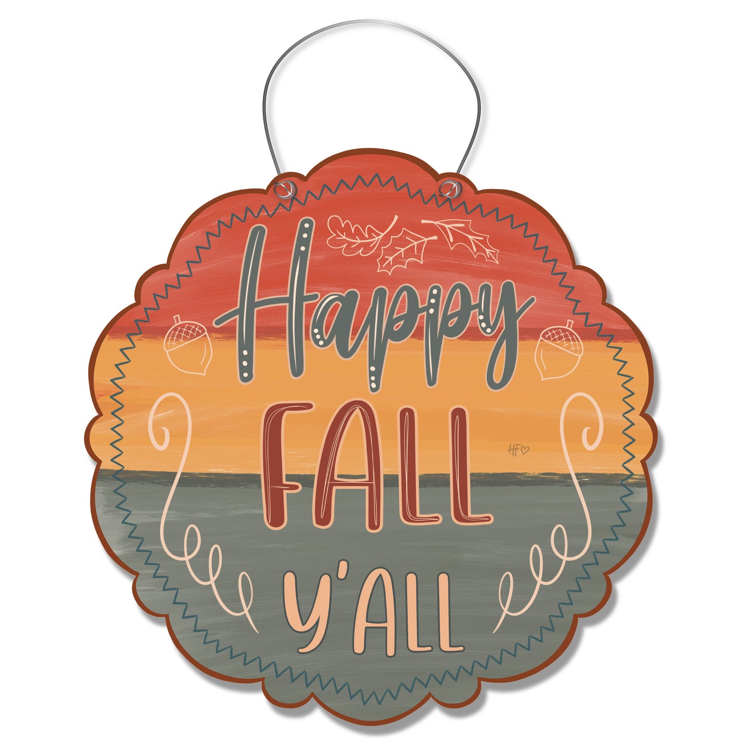 Subtle Fall Medallion Door Hanger