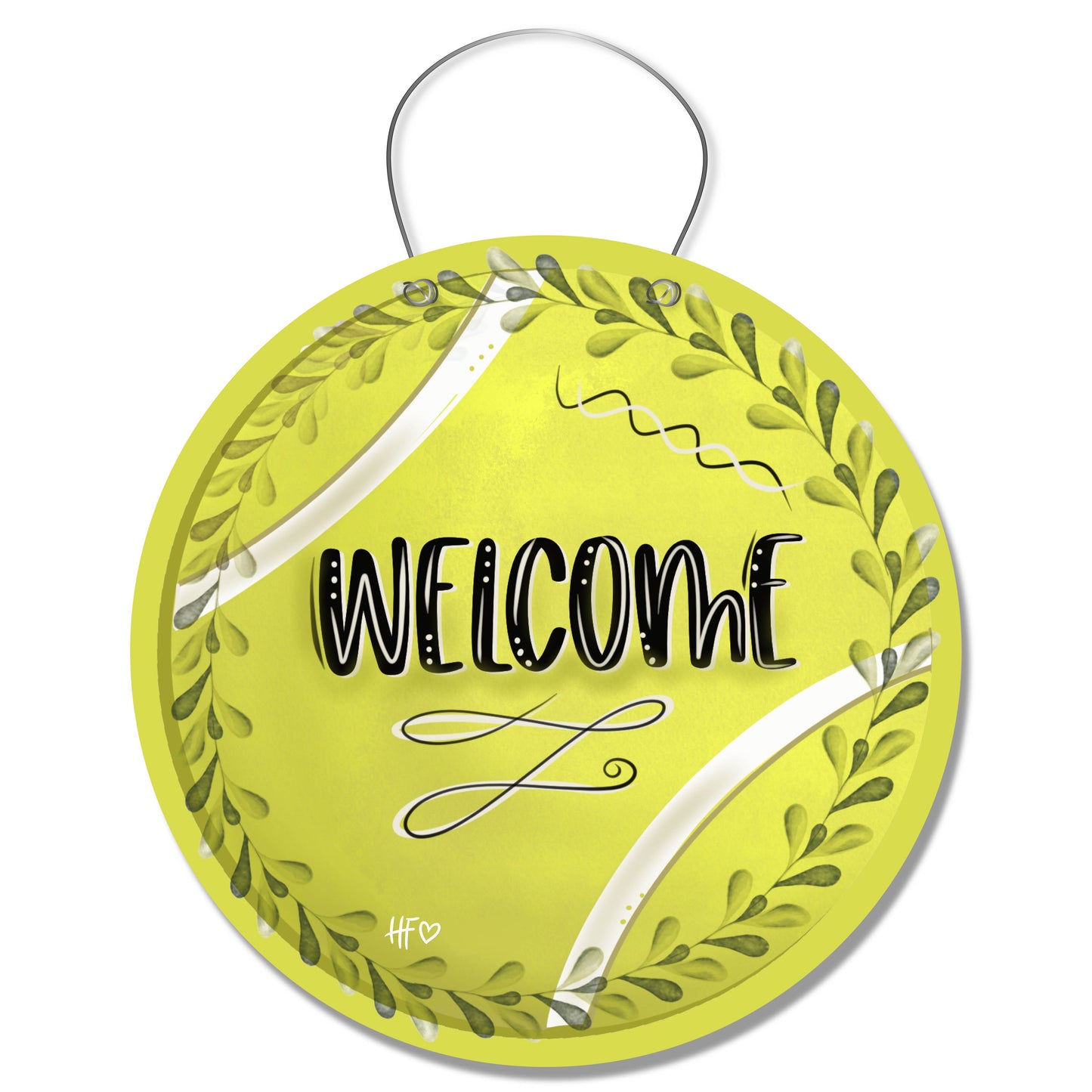 Tennis Welcome Door Hanger