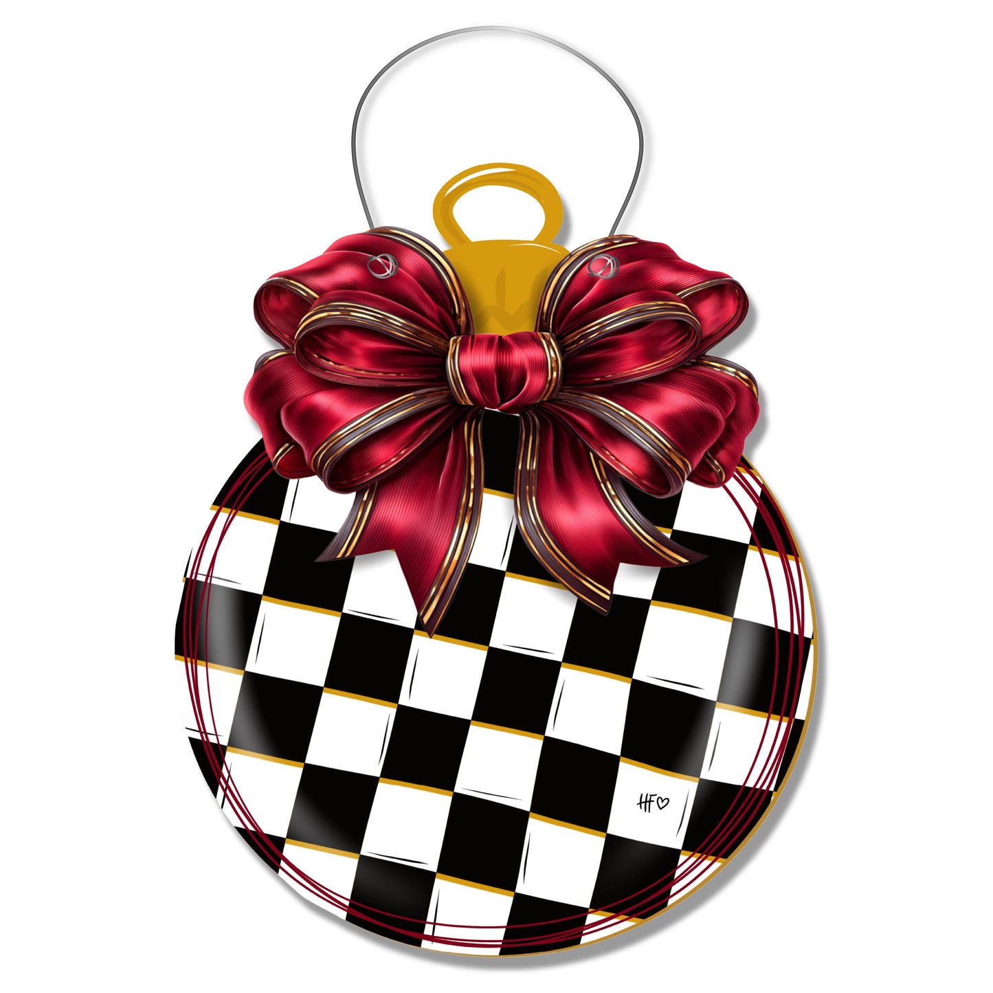 The Elegant Ornament Door Hanger