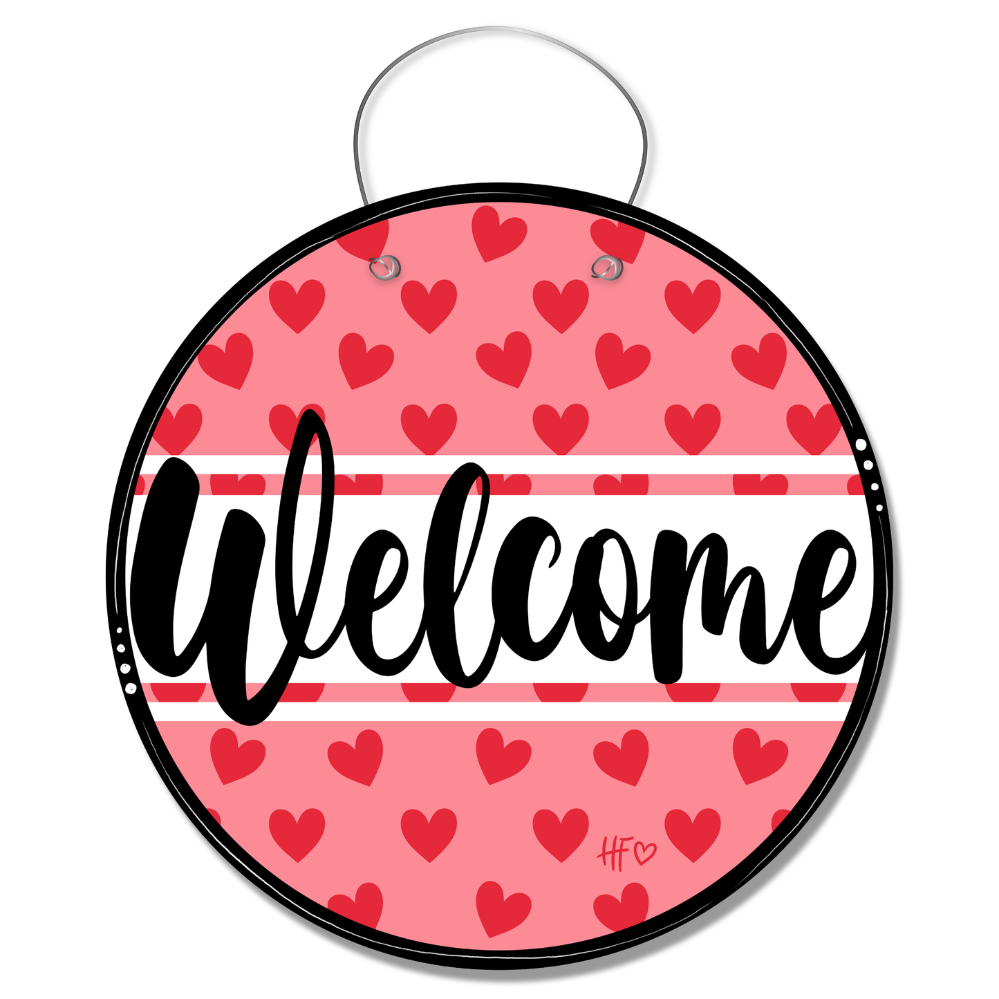 Valentine's Day Welcome Door Hanger