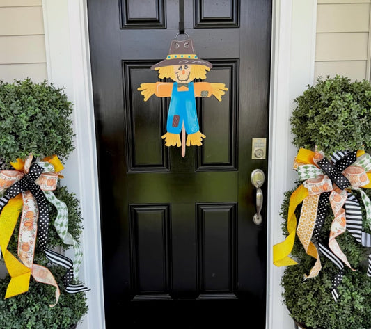 Patch the Scarecrow Fall Door Hanger