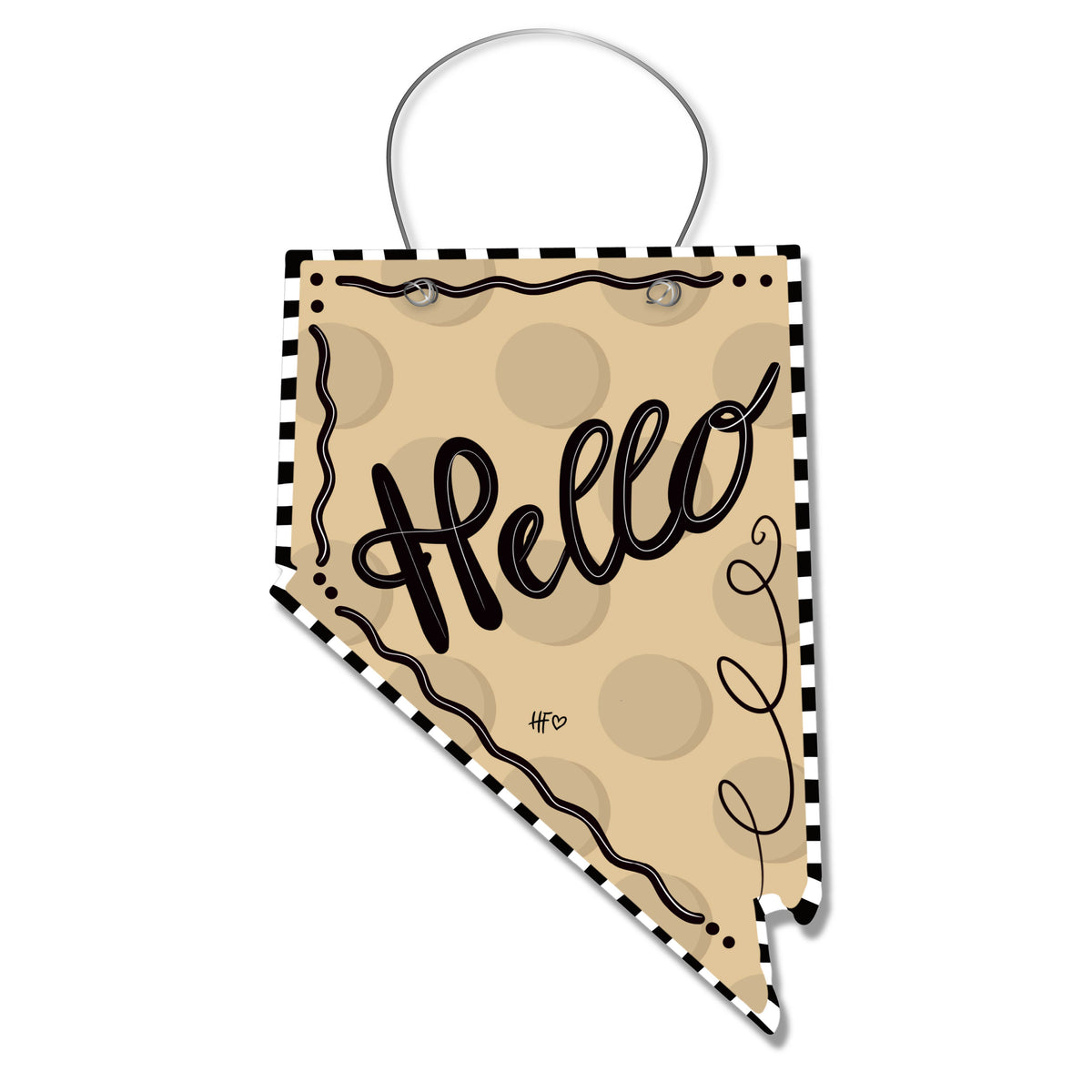 Dots Nevada Door Hanger
