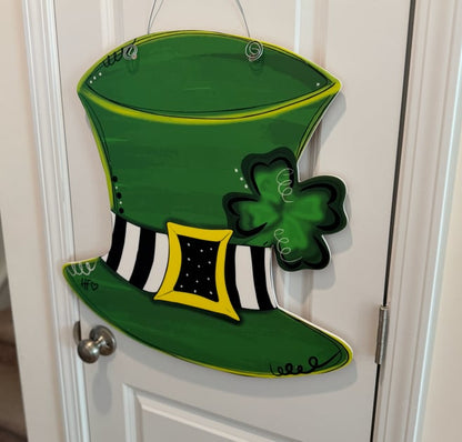 Cute St.Patrick's Day Hat Door Hanger