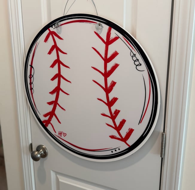 Baseball Door Hanger
