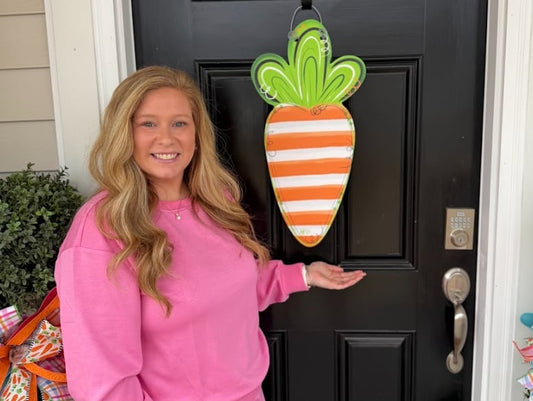 Cute Carrot Door Hanger
