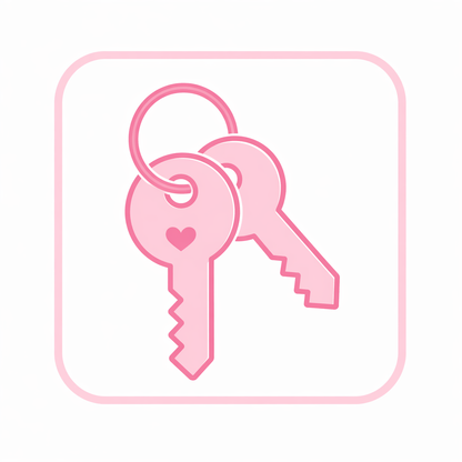 Matching Keychain