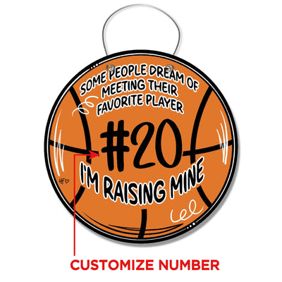 Basketball Favorite Player (CUSTOM) Door Hanger