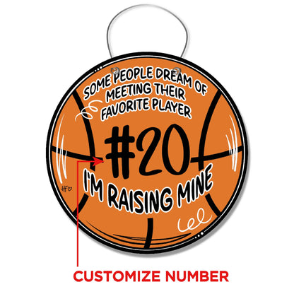 Basketball Favorite Player (CUSTOM) Door Hanger