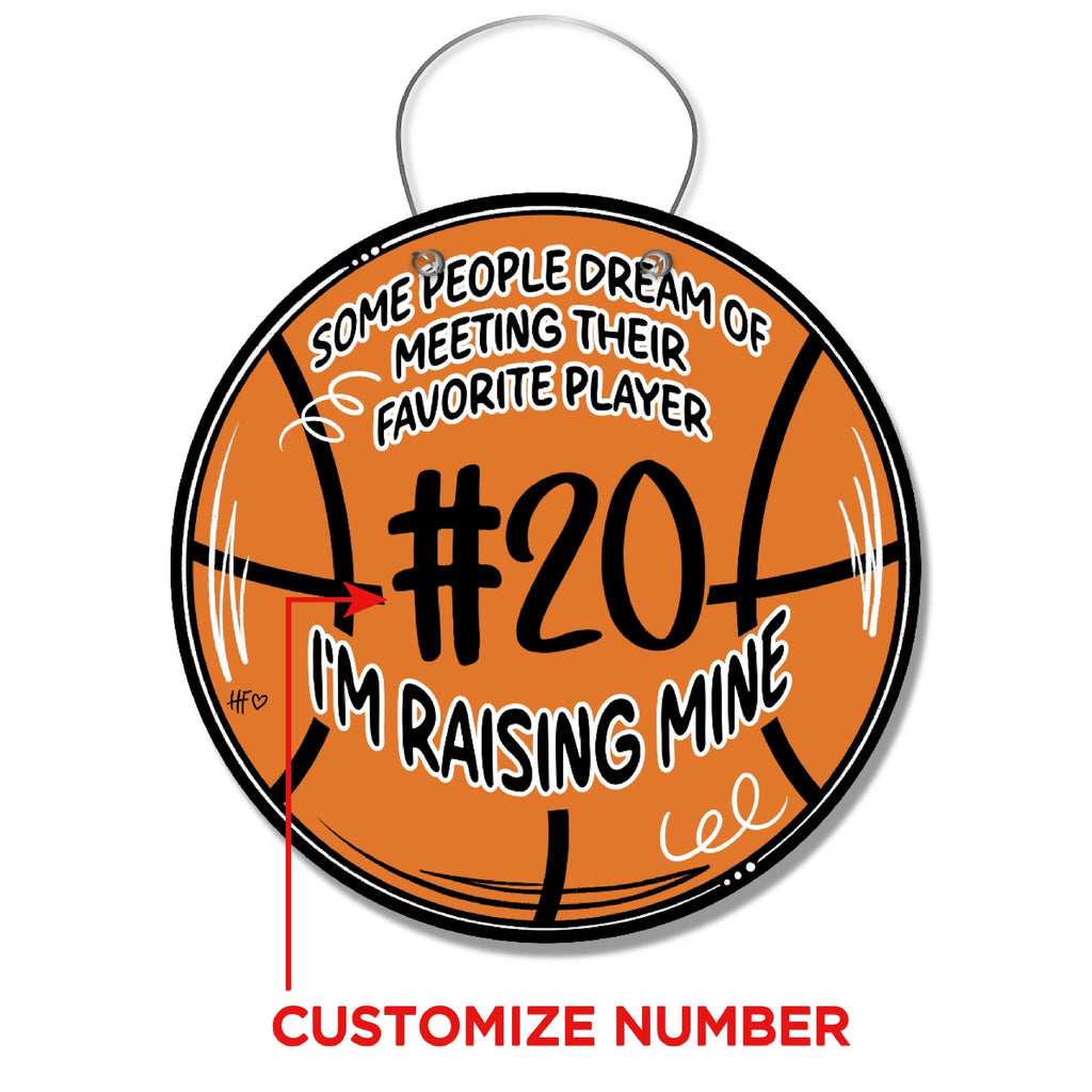 Basketball Favorite Player (CUSTOM) Door Hanger