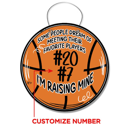 Basketball Favorite Player (CUSTOM) Door Hanger
