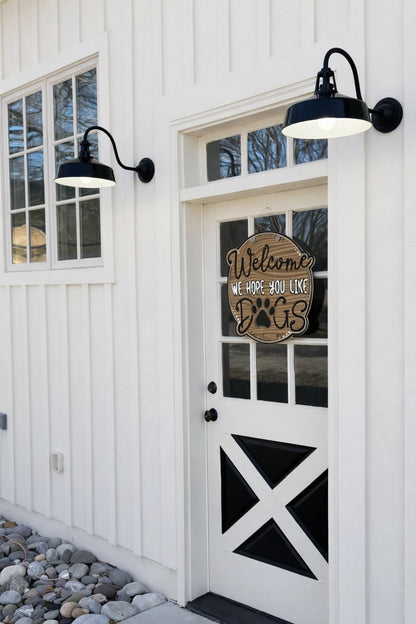 Welcome We Hope You Like Dogs Door Hanger