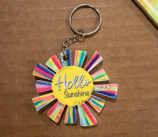Hello Sunshine Keychain