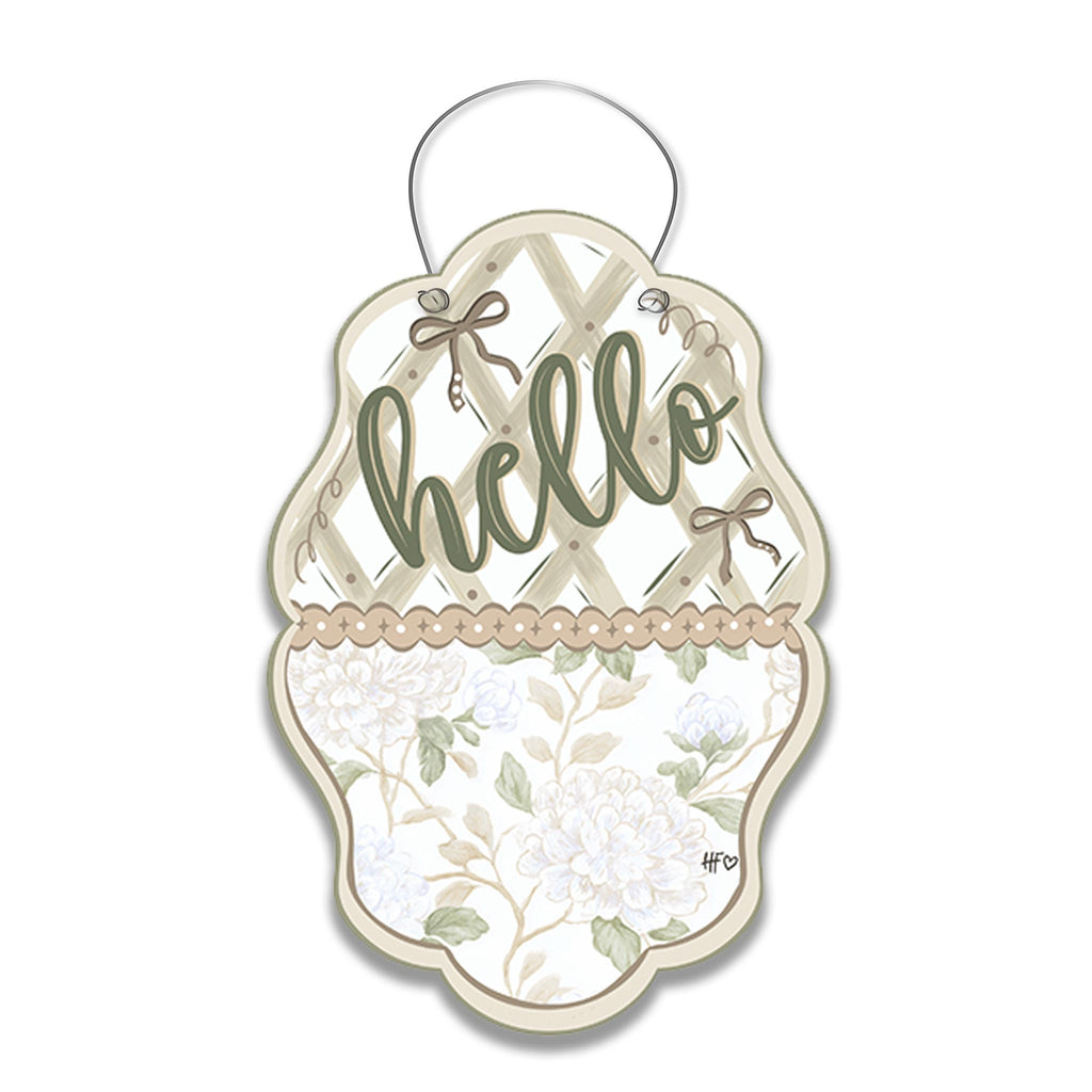 A Nuetral Novelty Door Hanger