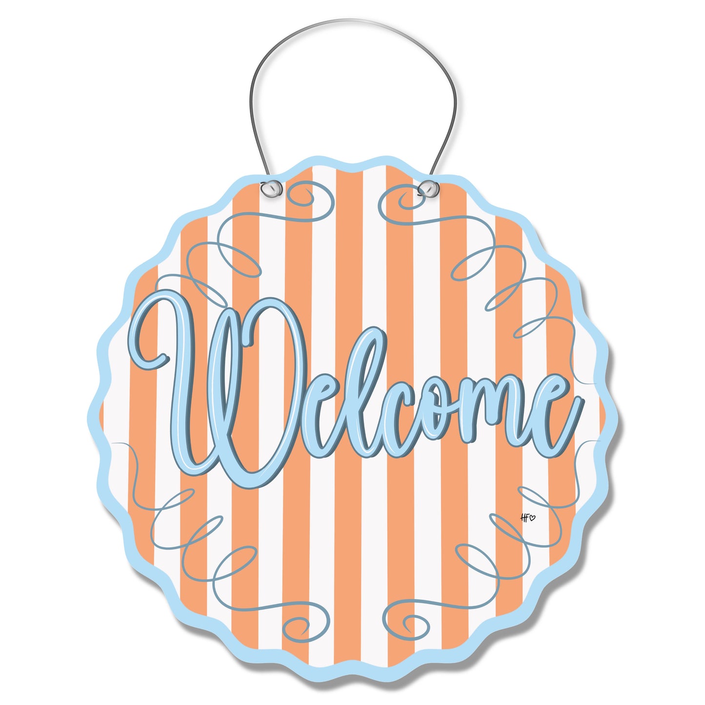 A Sorbet Welcome Door Hanger