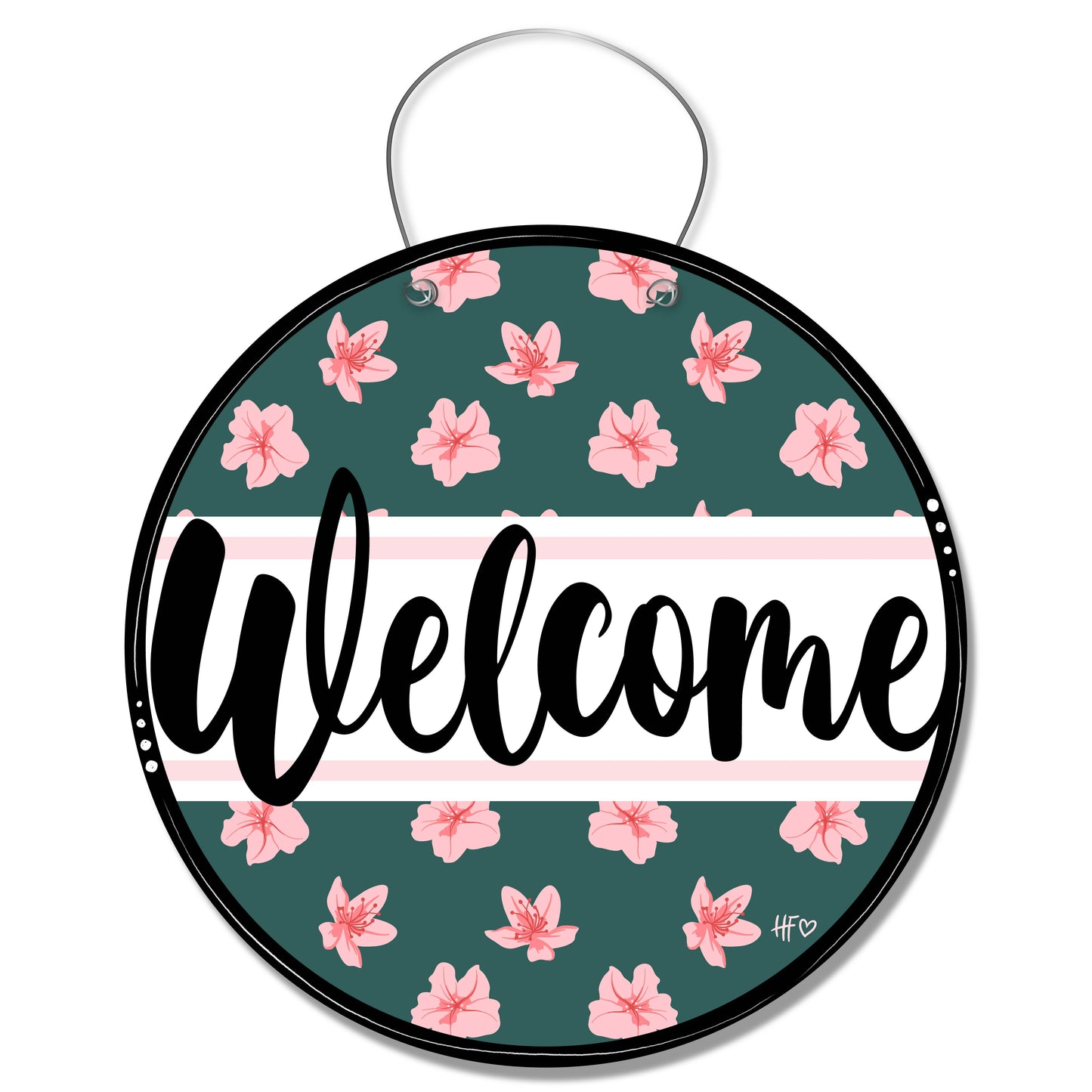 Azalea Welcome Door Hanger