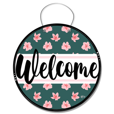 Azalea Welcome Door Hanger