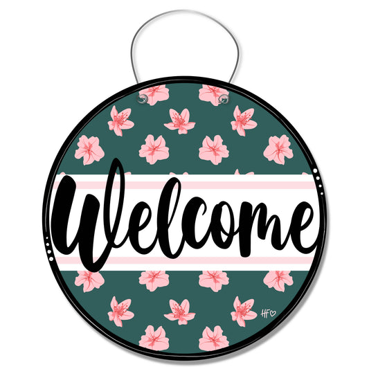Azalea Welcome Door Hanger