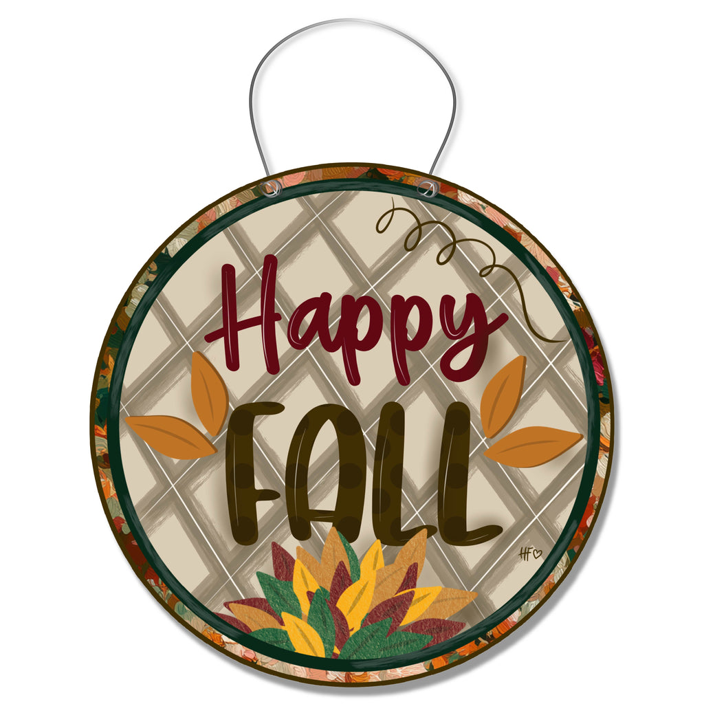 A Leavly Day Happy Fall Door Hanger