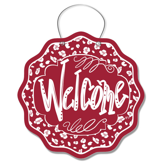 Arkansas Leopard Welcome Door Hanger (Copy)