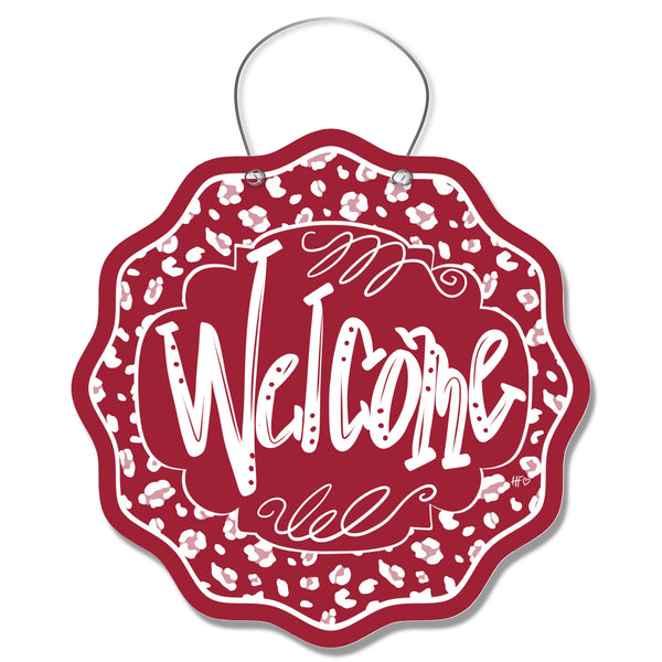 Arkansas Leopard Welcome Door Hanger (Copy)