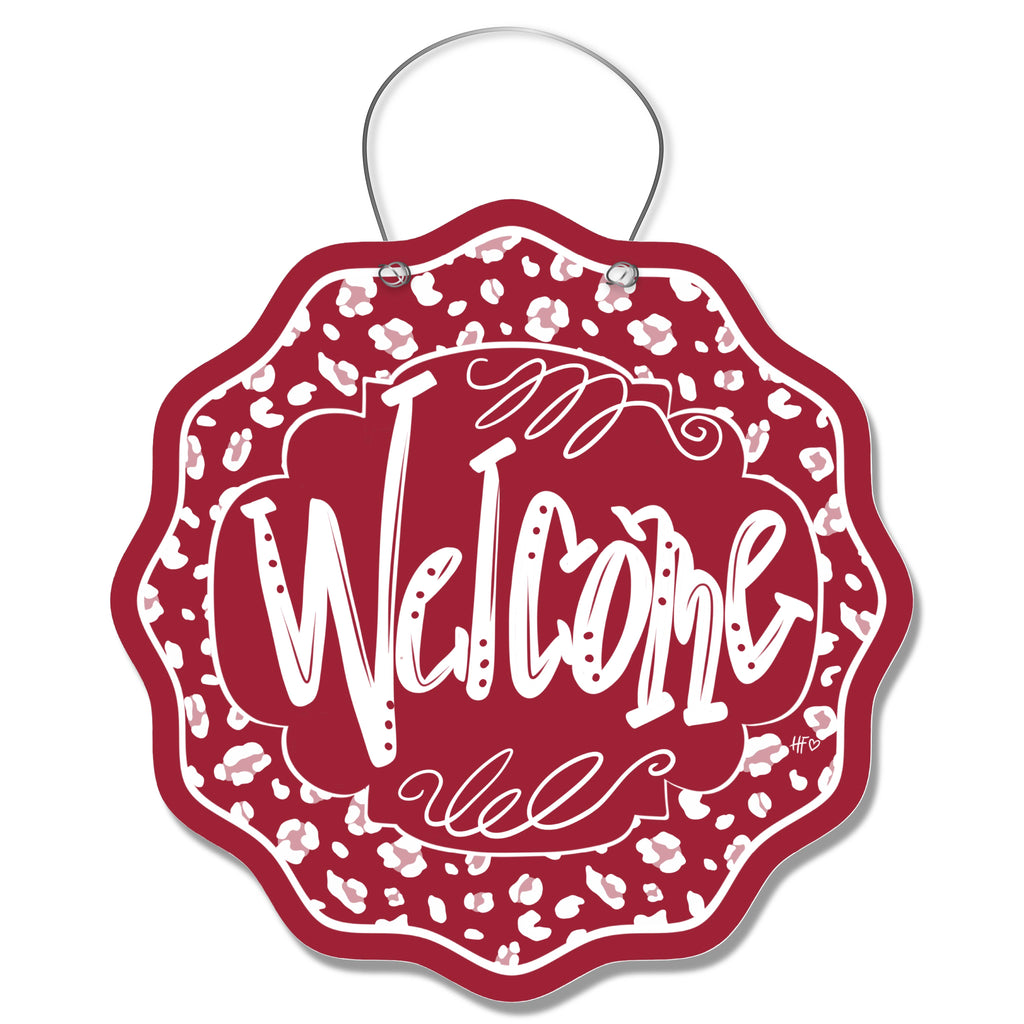 Arkansas Leopard Welcome Door Hanger (Copy)