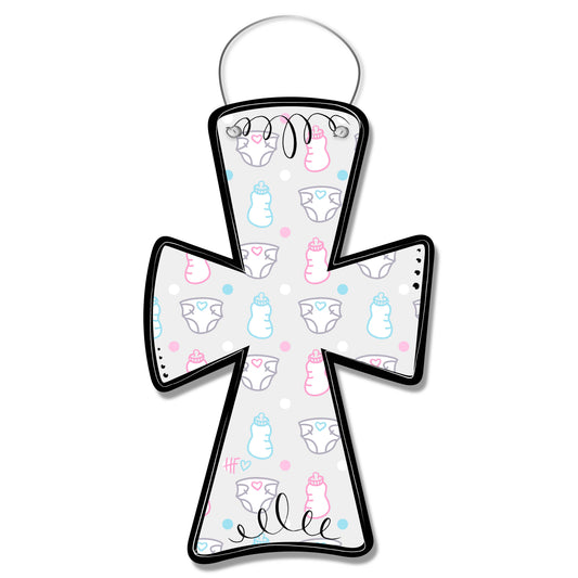 Baby Shower Cross Door Hanger
