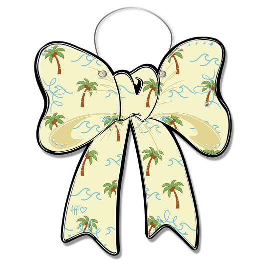 Beach Pattern Bow Door Hanger