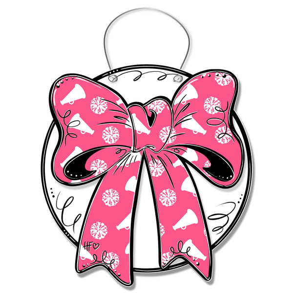 Cheerleading Bow Door Hanger