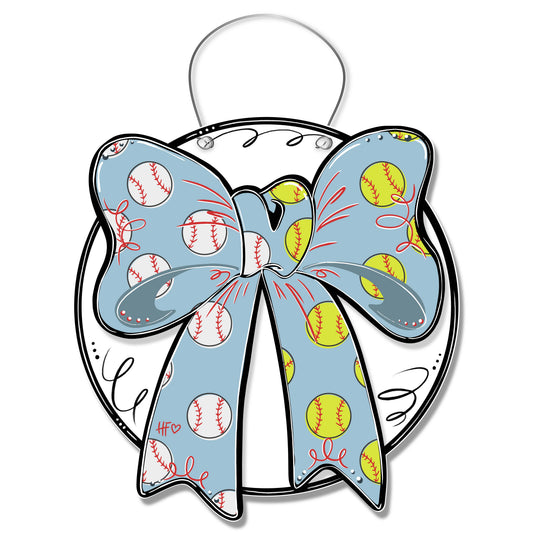 Baseball & Softball Door Hanger