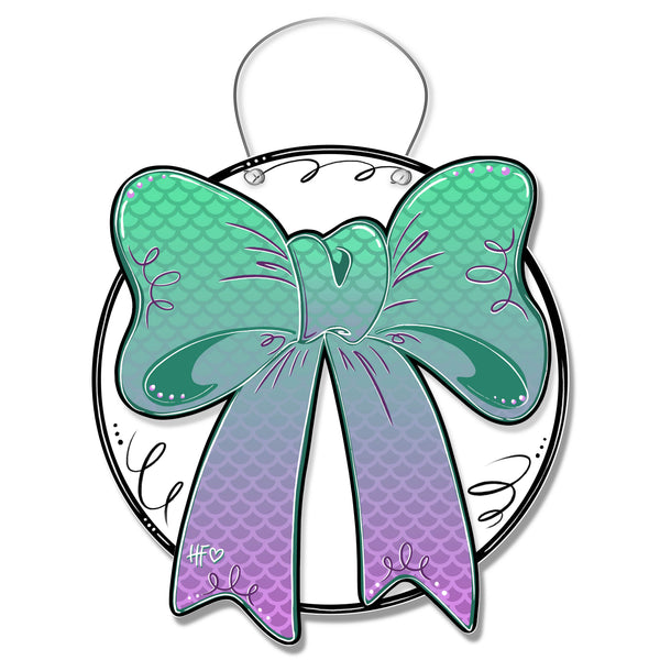Mermaid Bow Door Hanger