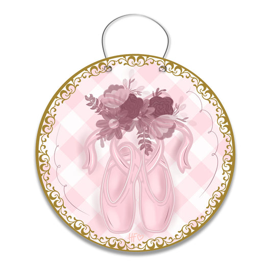 Ballet Shoes Door Hanger