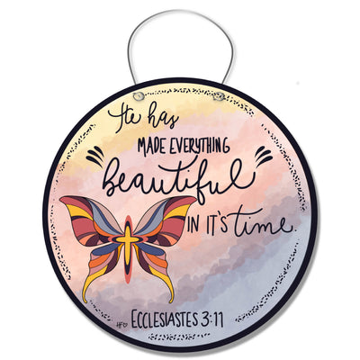 Beautiful Butterfly Door Hanger