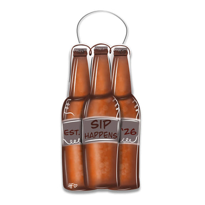 Sip Happens Beer Door Hanger