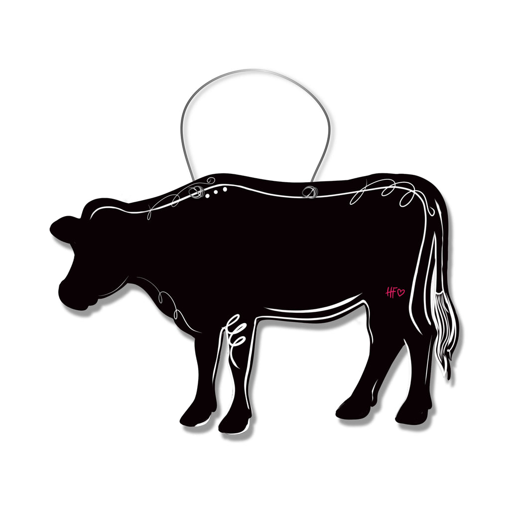 Black Cow Door Hanger