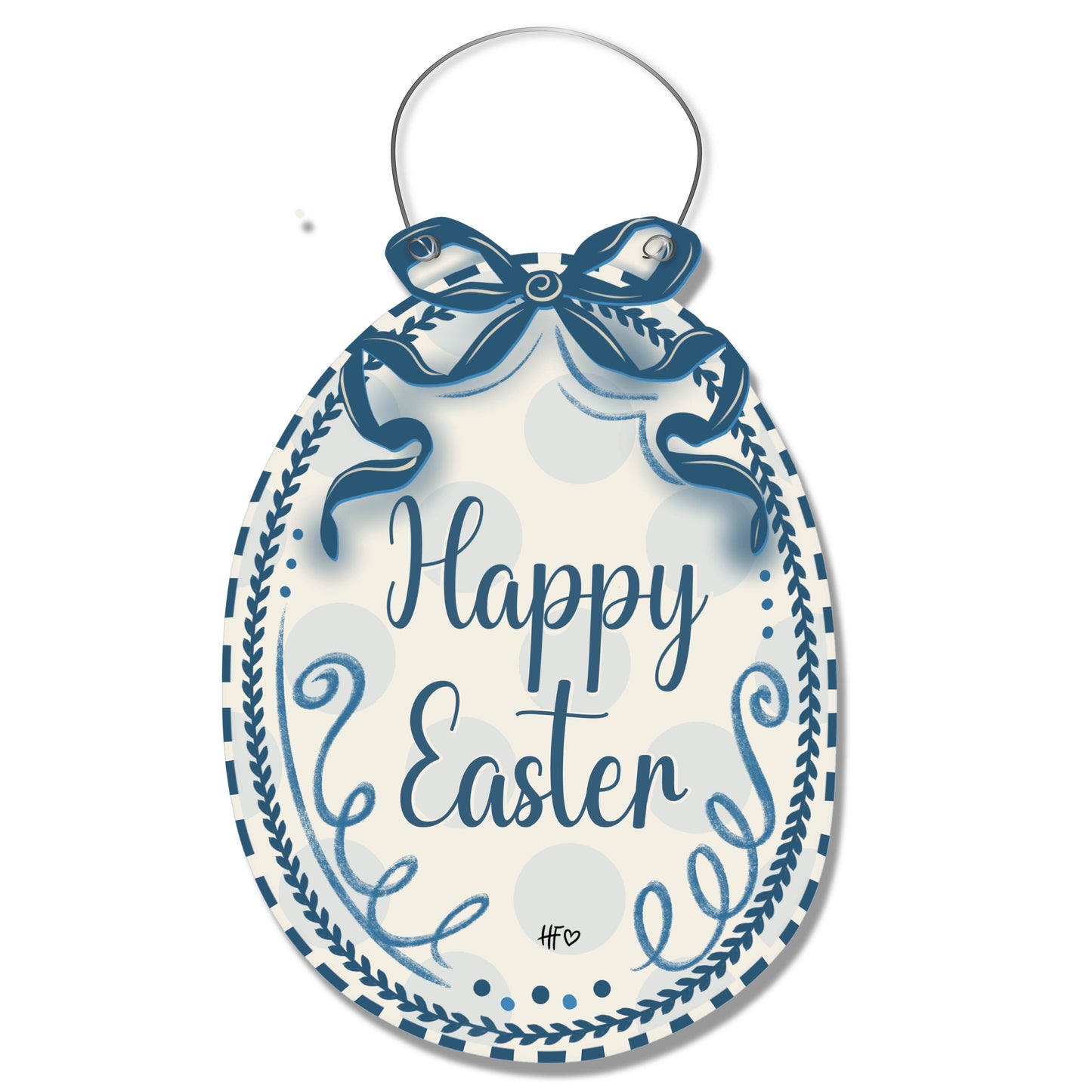 Bluebell Easter Egg Door Hanger