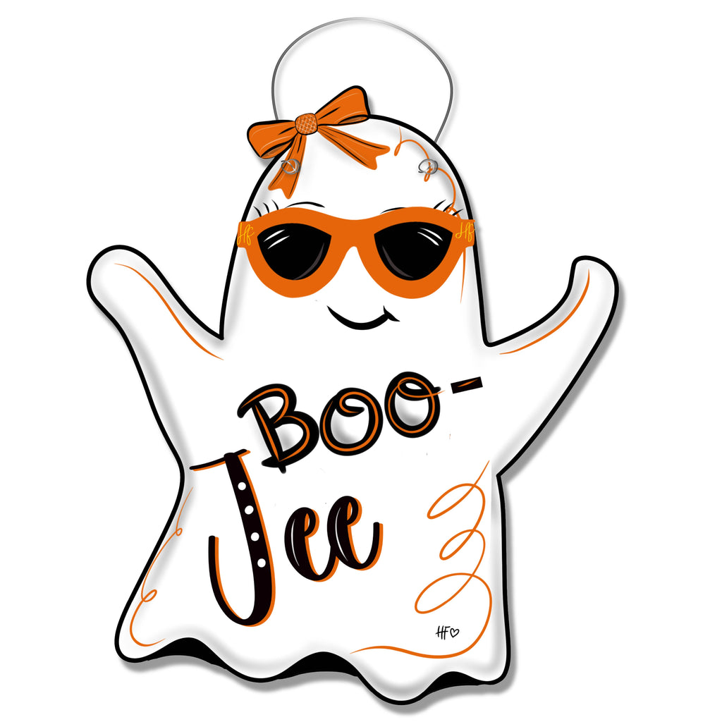 Boo-Jee Ghost Halloween Door Hanger