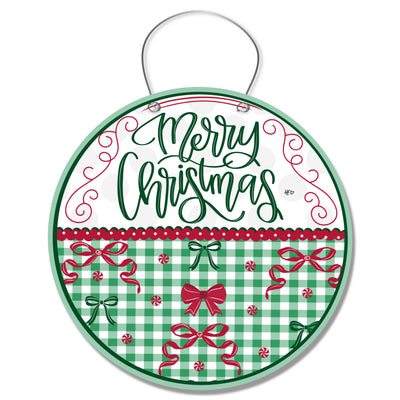 Bow-tiful Christmas Door Hanger