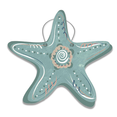 Brushstroke Starfish Door Hanger